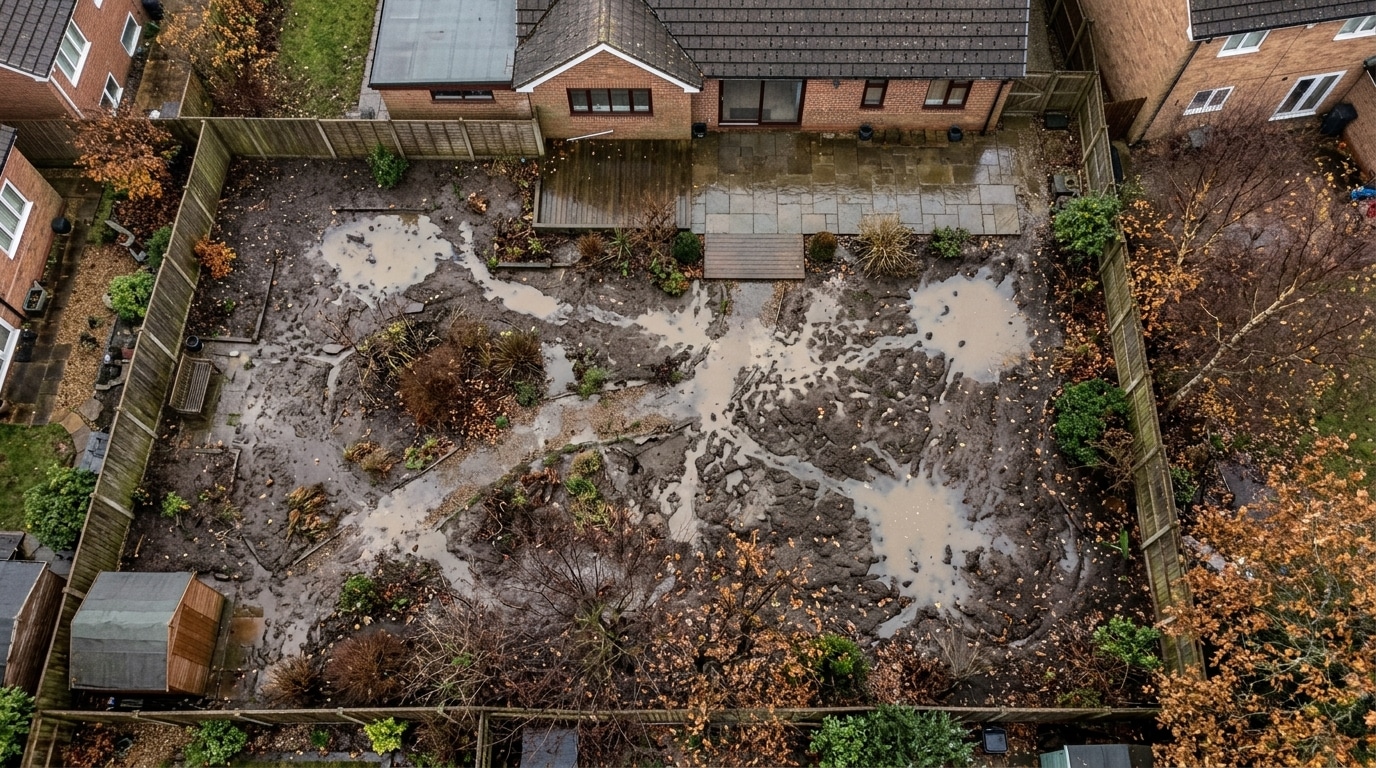 Il Voulait Seulement Supprimer Un Trou Dans Son Jardin Aux Premieres Fortes Pluies Leau A Change De Propriete Featured