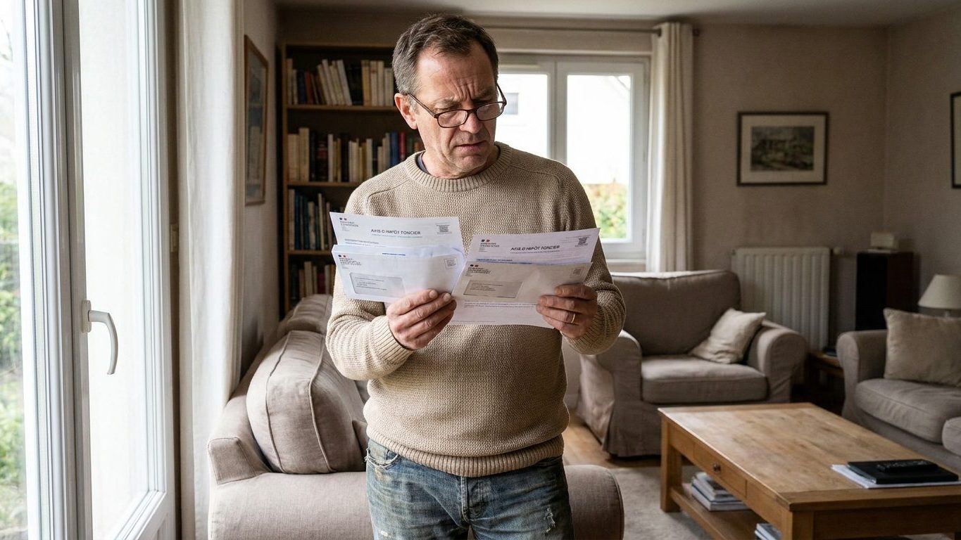 J'ai comparé mon avis de taxe foncière à celui de l'an dernier : le taux était identique au centime, et je payais 68 € de ...