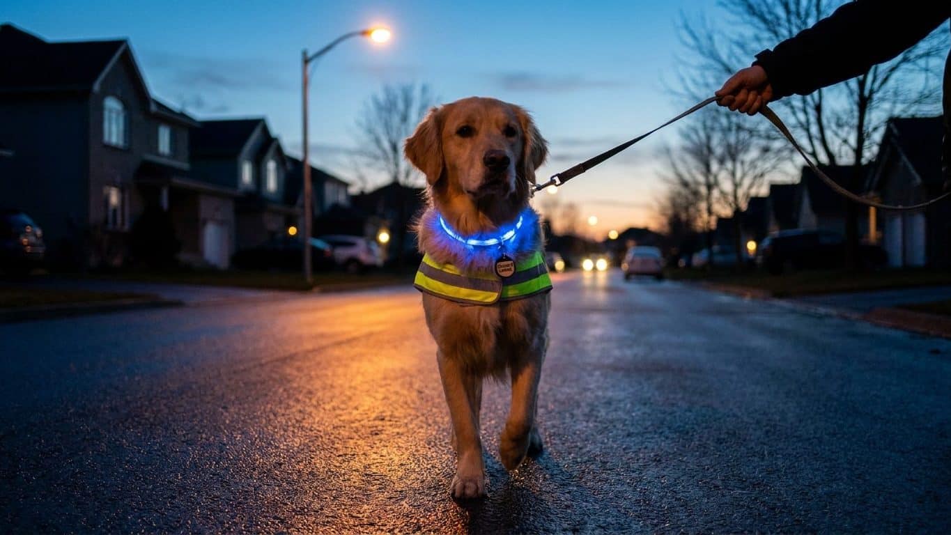 J'ai continué à promener mon chien au même horaire alors que la nuit tombait plus tôt : chez le vétérinaire, on m'a expliq...