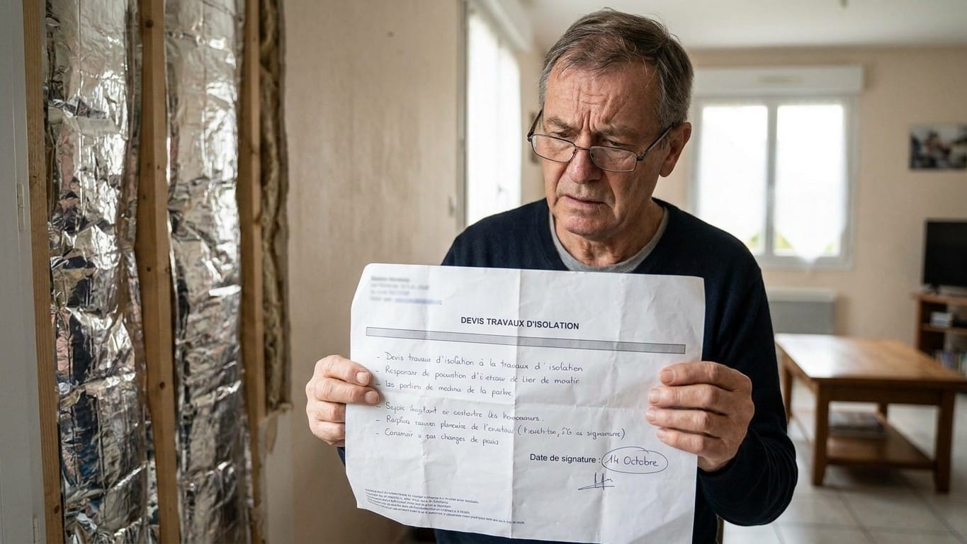 J'ai fait signer mon devis d'isolation des mois à l'avance : personne ne m'avait prévenu que ce n'était pas cette date-là ...