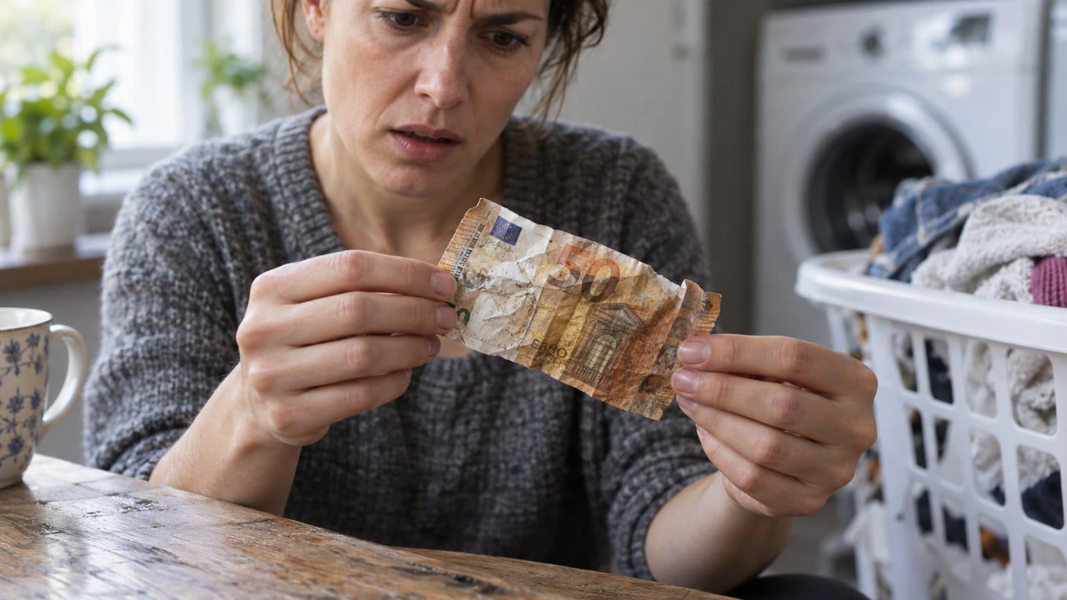 J'ai jeté le billet oublié dans la poche de mon jean après la machine : au guichet, on m'a expliqué ce que j'aurais pu réc...