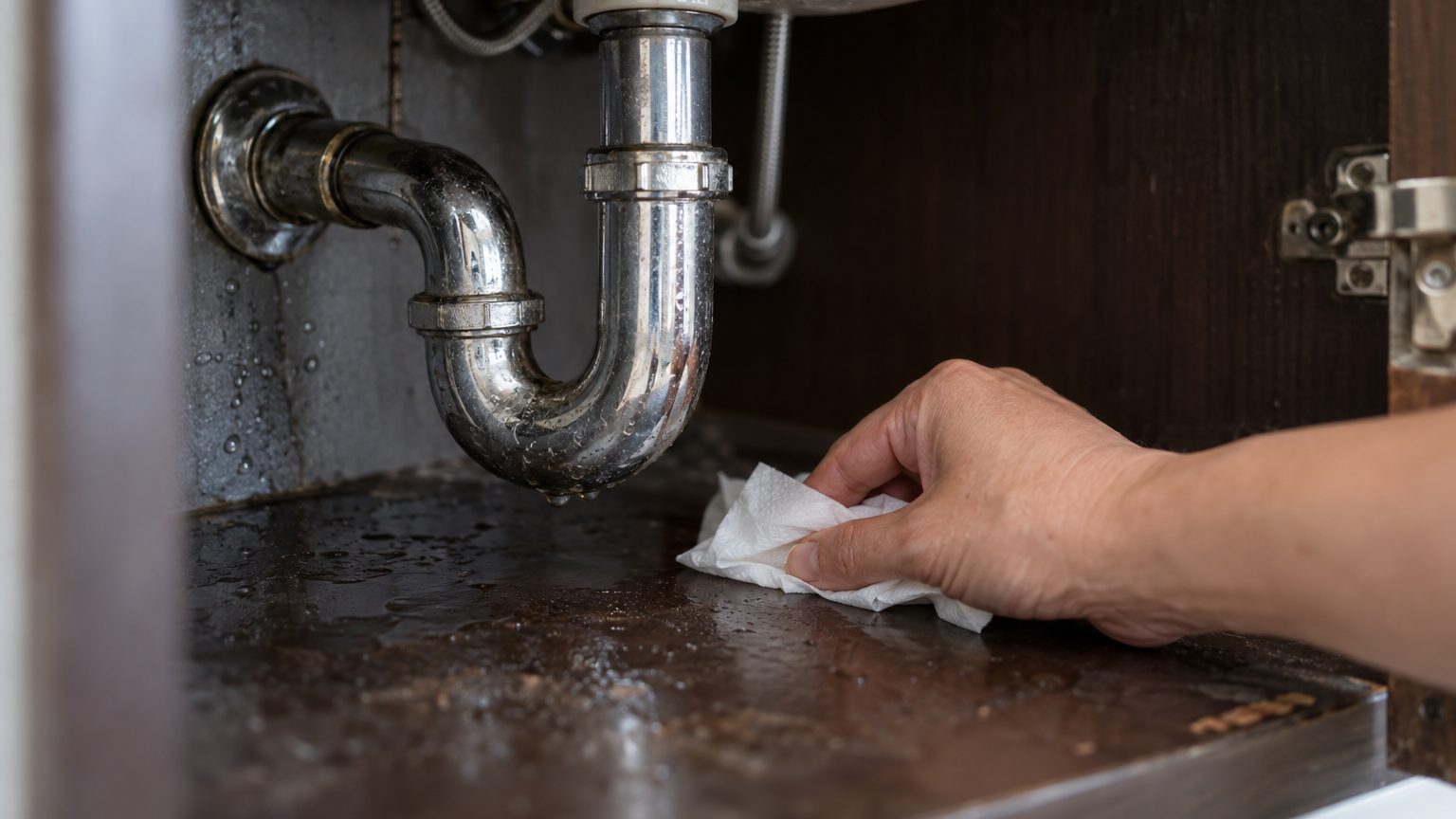 J'ai rangé mes produits ménagers sous le lavabo pendant des années sans rien remarquer : quand j'ai vu le fond du meuble s...