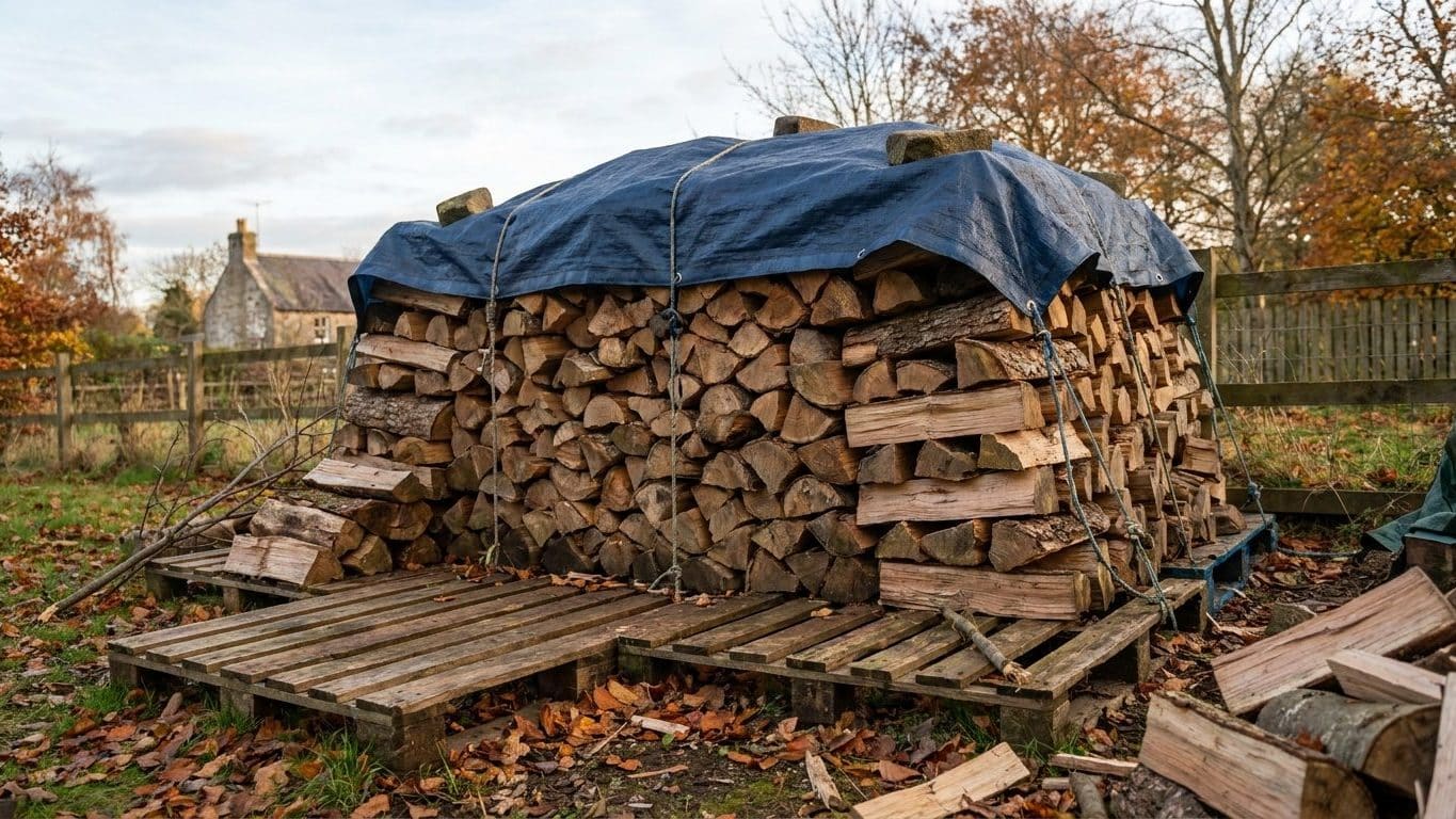 J'ai rentré mon stère en une heure avant l'averse pour le mettre à l'abri : au premier feu de décembre, j'ai compris ce qu...