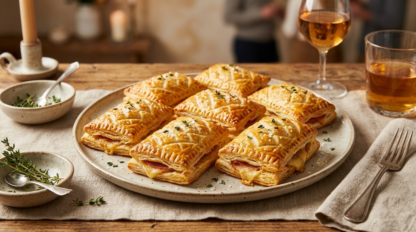 Jadore Servir Ces Feuilletes Au Jambon De Dinde Et Au Gouda A La Premiere Bouchee Mes Invites Veulent Tous Savoir Ce Qui Les Rend Si Bons Featured