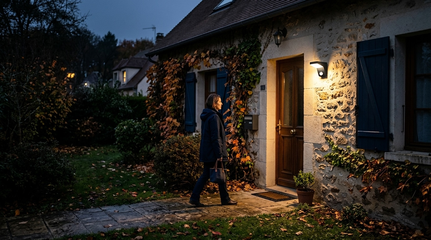 Jai Arrete Dinquieter Ma Famille Quand Je Rentre Chez Moi Dans Lobscurite Je Gagne En Serenite Grace Au Detecteur De Mouvement De Ce Modele Gifi A 995 E Featured