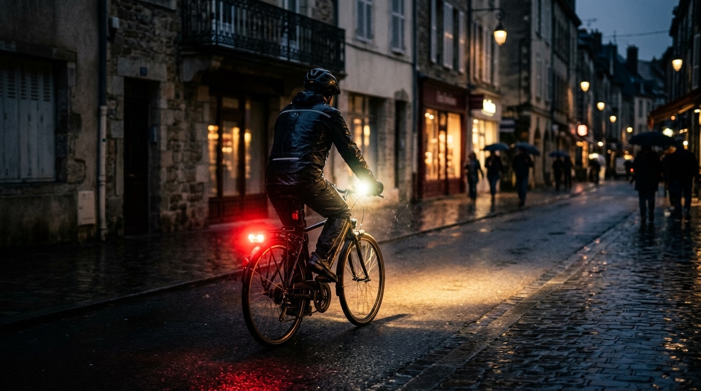 Jai Failli Me Faire Renverser Un Soir De Pluie En Velo Cette Lampe Avant Arriere Amazon A 32 E A Sauve Mes Trajets Featured