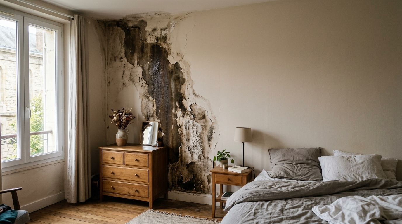Jai Laisse Une Petite Fissure Sur Ma Facade En Me Disant Quelle Ne Bougeait Pas Quand La Tache Est Apparue Sur Le Mur De La Chambre Il Etait Deja Trop Tard Featured
