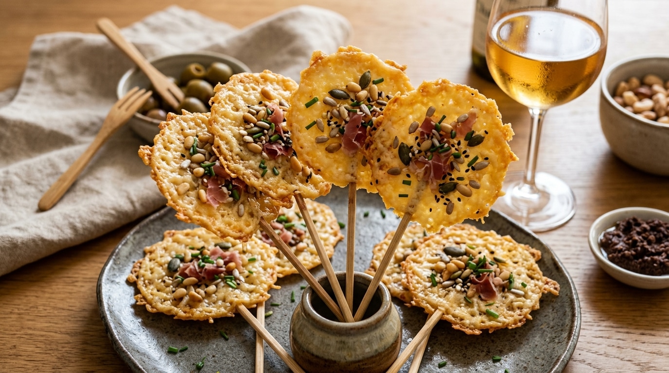 Jai Servi Ces Sucettes Salees Au Parmesan Originales Leur Drole De Forme A Immediatement Attire Toutes Les Mains A Lapero Featured