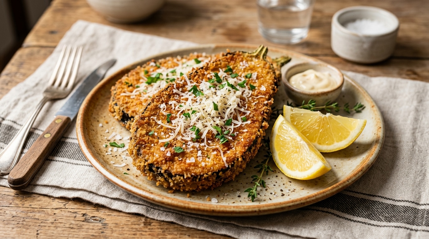 Jai Teste Les Aubergines En Steak Du Pauvre Au Lieu Du Gratin Elles Croustillaient Si Bien Que Tout Le Monde Sest Jete Sur Le Plat Featured