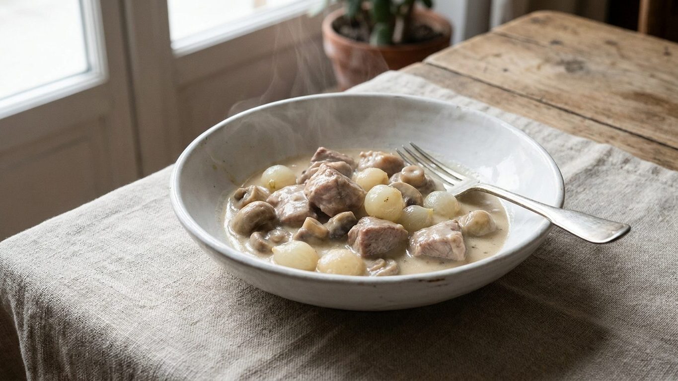 « Je la fais toutes les semaines et on s'invite chez moi sans prévenir » : la blanquette sans crème, montée au vin blanc e...