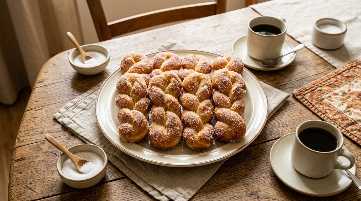 Je Navais Plus Un Seul Oeuf Ces Petites Brioches Vanillees Roulees Dans Le Sucre Nen Ont Jamais Eu Besoin Pour Faire Un Bon Gouter Featured