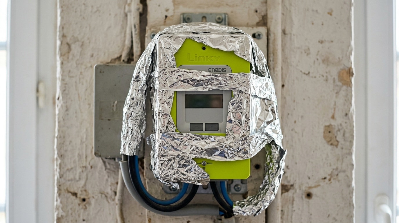 Je Pensais Bloquer Les Ondes De Mon Linky Avec Du Papier Alu Un Technicien Ma Montre Comment Les Donnees Sont Reellement Transmises Featured