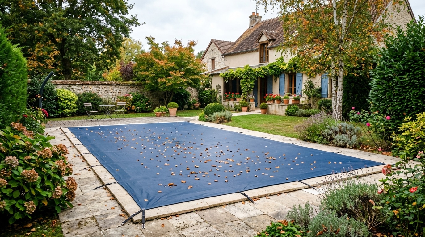 Je Repechais Les Feuilles De Ma Piscine A Lepuisette Chaque Automne Cette Bache Passee A 28 E Chez Leroy Merlin A Mis Fin A La Corvee Featured