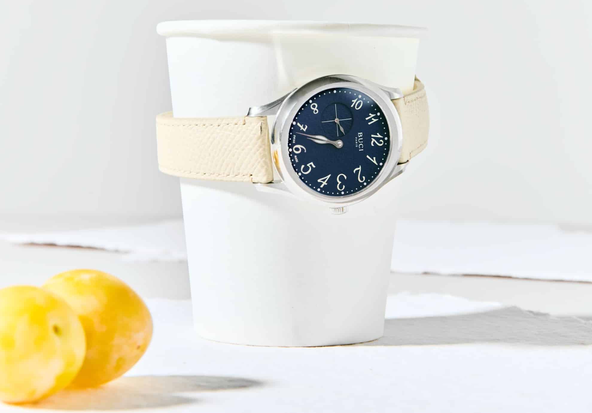 Jeune Marque Francaise Tres Prometteuse Buci Imagine Une Montre Inspiree Par Lecriture Pour Regarder Le Temps Autrement Featured