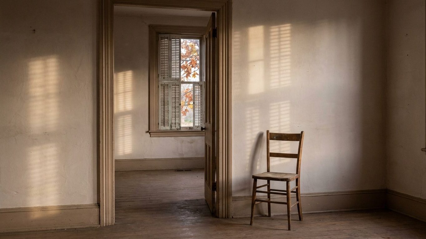 La maison de mon père est vide depuis le printemps et j'y passe tous les quinze jours : c'est ce que je ne fais jamais en ...