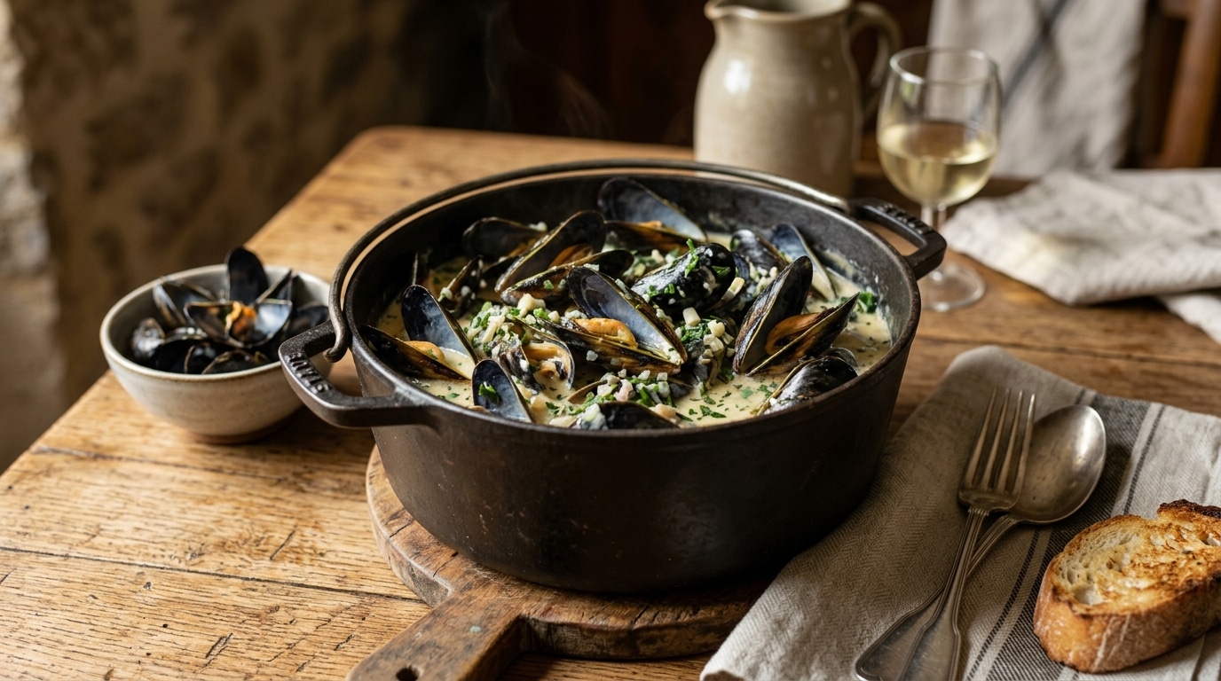 La Meilleure Recette La Sauce Poulette Dune Cheffe Etoilee Qui Transforme Une Simple Casserole De Moules En Plat Savoureux Featured