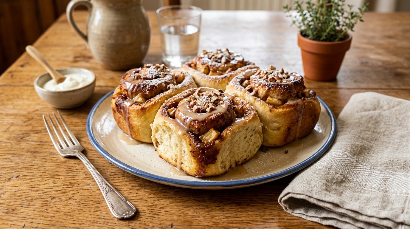 La Recette Facile De Ma Belle Mere Patissiere Pour Des Roules Aux Pommes Aeriens Et Parfumes A La Cannelle Featured