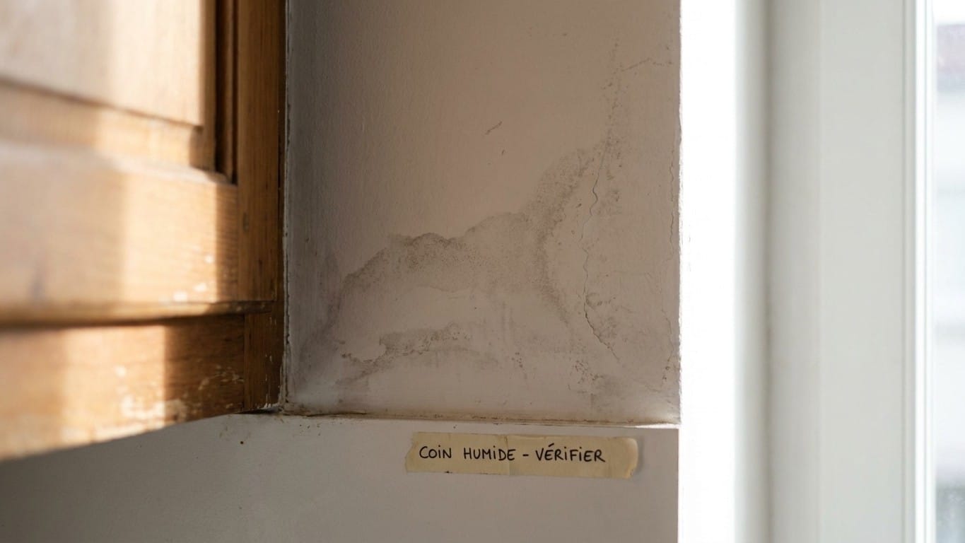 Le jour où le chauffage est reparti pour la première fois : ce qui s'était déjà déposé derrière la commode