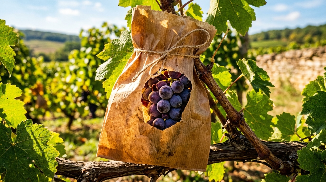 Les Anciens Ensachaient Leurs Grappes Debut Septembre Et Ce Netait Pas Pour Lombre Featured