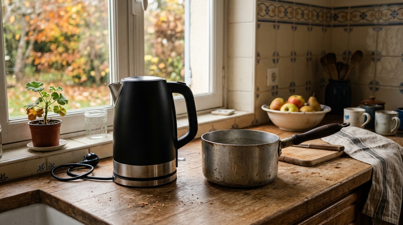 Les Anciens Faisaient Chauffer Leau A La Casserole Les Petits Enfants Ne Jurent Que Par Cette Bouilloire A 15 E Chez Action Featured