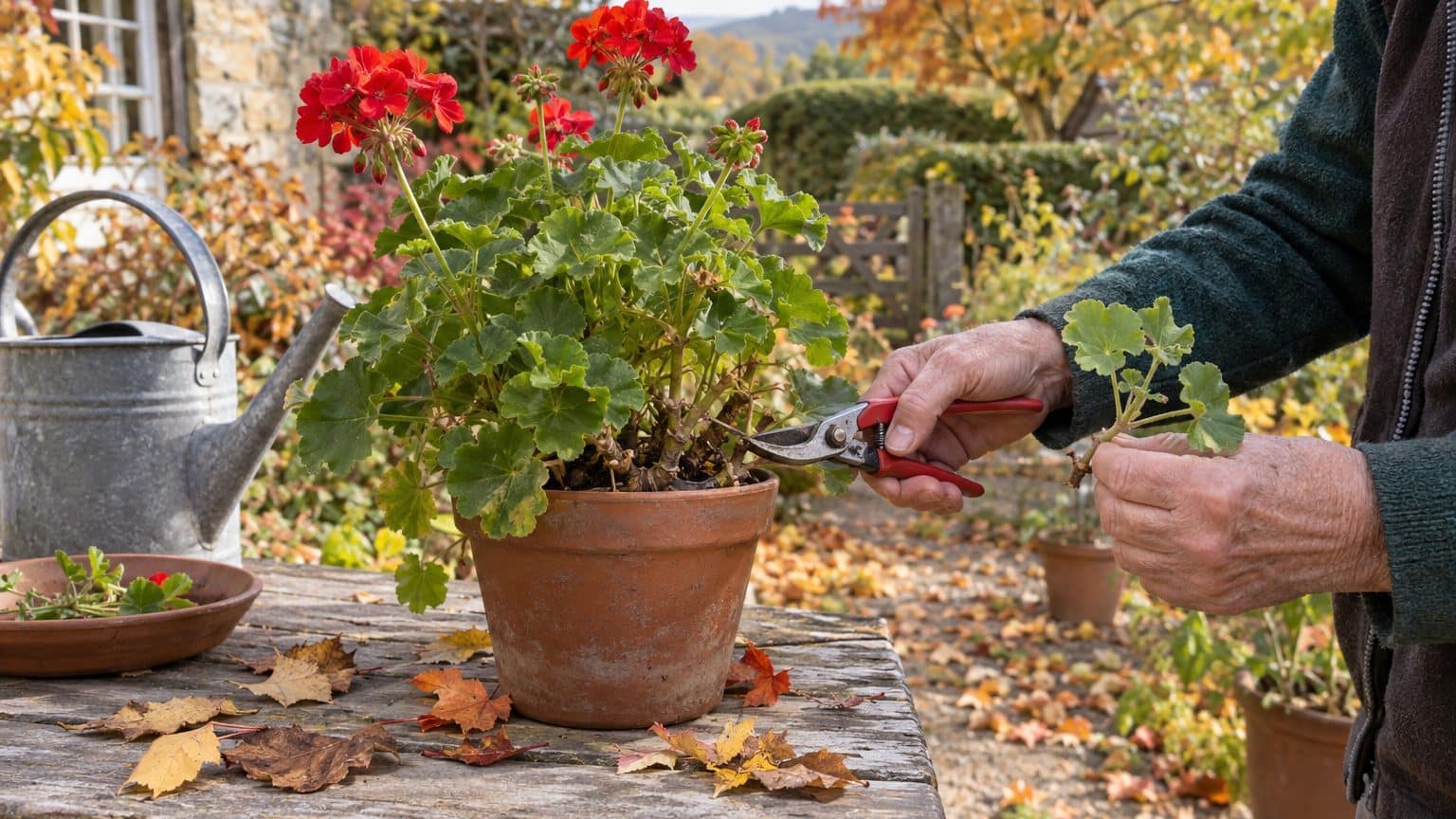 Les anciens ne jetaient jamais leurs géraniums à la fin de l'été sans sortir le sécateur : ils savaient ce qu'il leur rend...