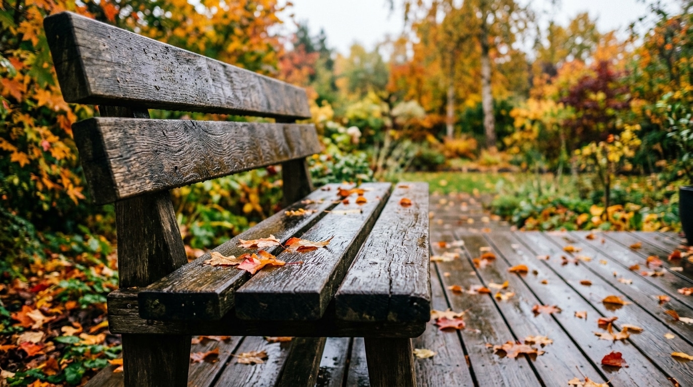 Les Anciens Ne Posaient Jamais Un Banc De Jardin Directement Sur La Dalle En Automne Ce Nest Pas La Pluie Qui Abime Le Bois Featured