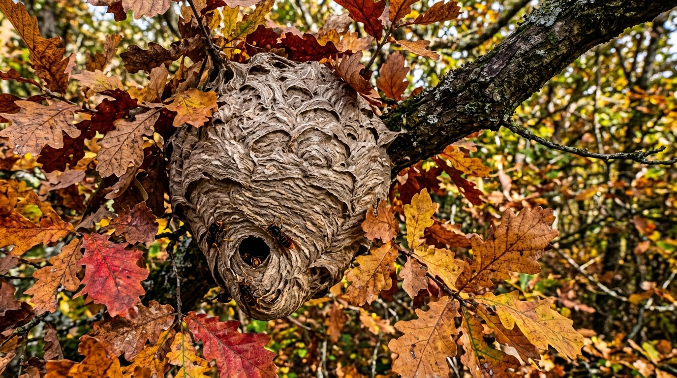 Les Apiculteurs Le Repetent Chaque Automne Un Nid De Frelons Asiatiques Encore En Place En Octobre Decide Du Printemps De Tout Le Quartier Featured