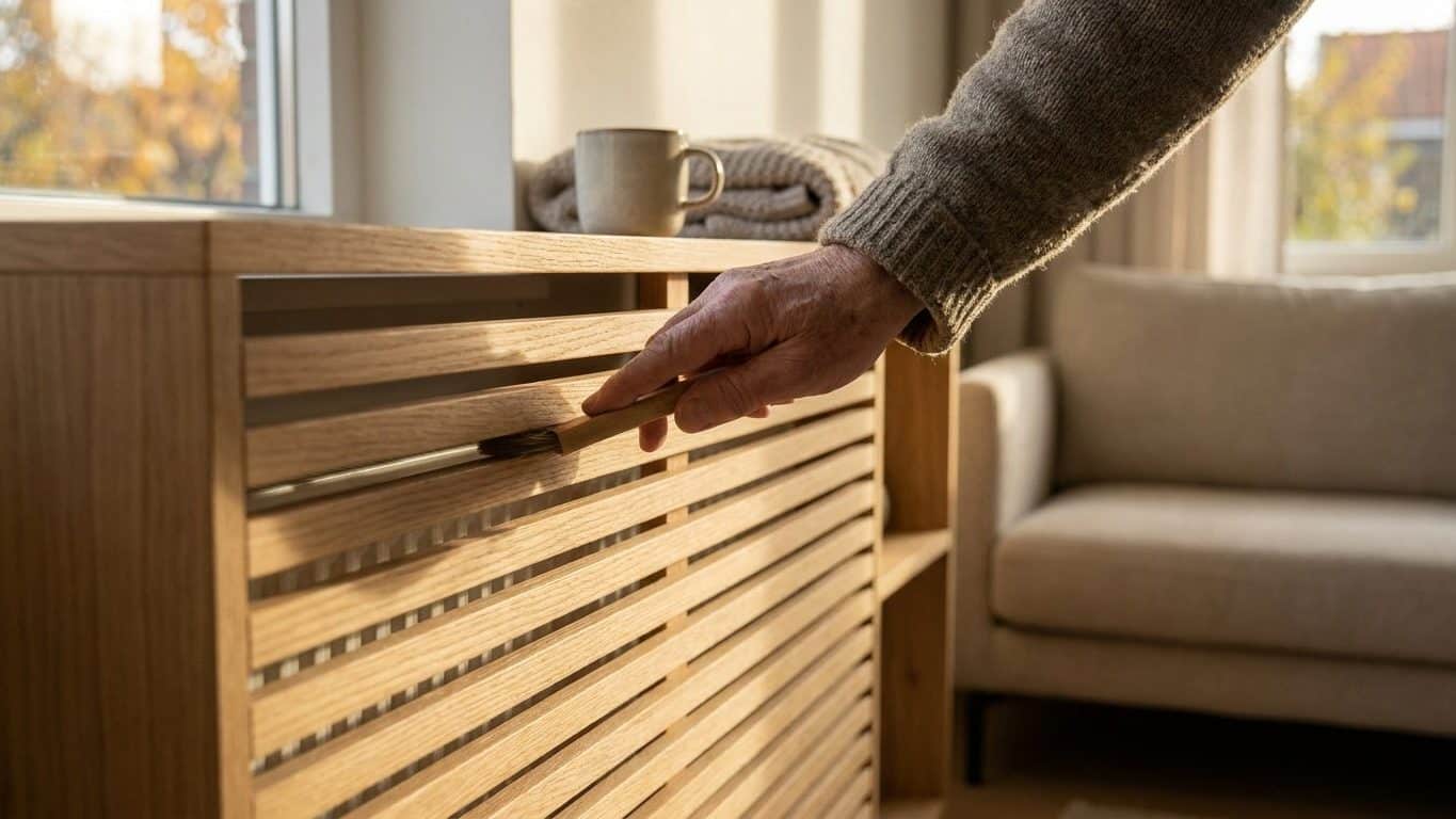 Les chauffagistes ne posent plus un seul cache-radiateur en bois plein dans un salon : ce qu'ils installent à la place ne ...