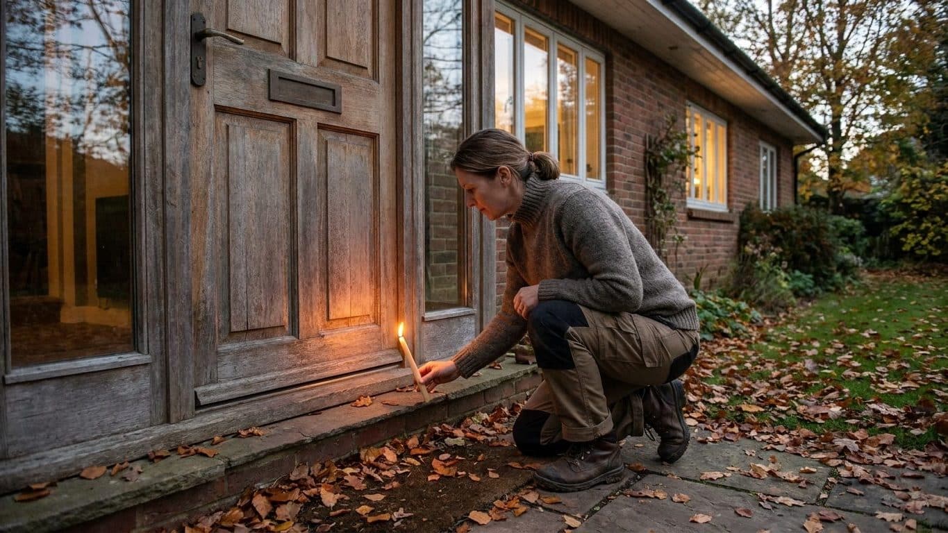 Ma voisine a posé une bougie allumée près de la porte d'entrée un soir d'octobre, et ce n'était pas pour l'ambiance