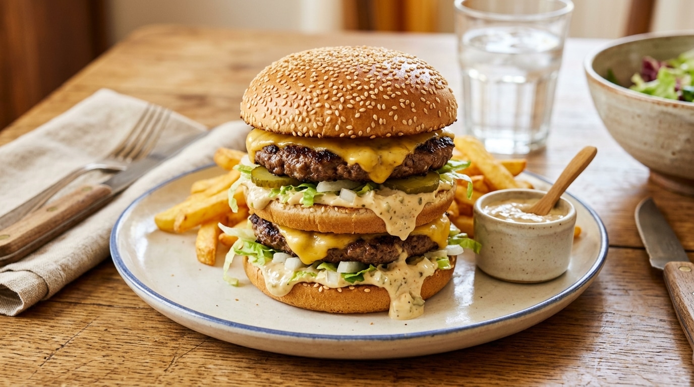 Mais Comment Tu As Fait Ca Ce Big Mac Maison A Trois Etages Et Sa Sauce Au Cornichon Ont Vole La Vedette A Celui Quon Commandait Avant Featured