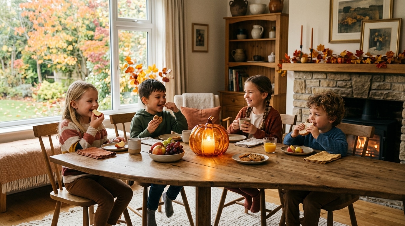 Mes Petits Enfants Reclament Le Gouter A La Lumiere De La Citrouille Depuis Que Jai Pose Cette Deco Action A 499 E Sur La Table Featured