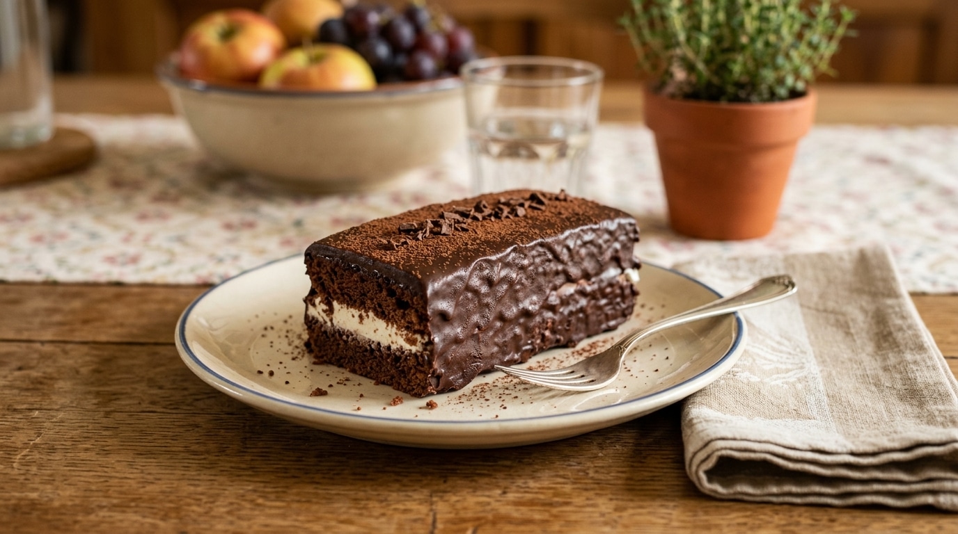 Moelleuse Chocolatee Fourree A La Creme La Petite Douceur Maison Qui A Remplace Les Kinder Delice Industriels Pour Le Gouter Featured