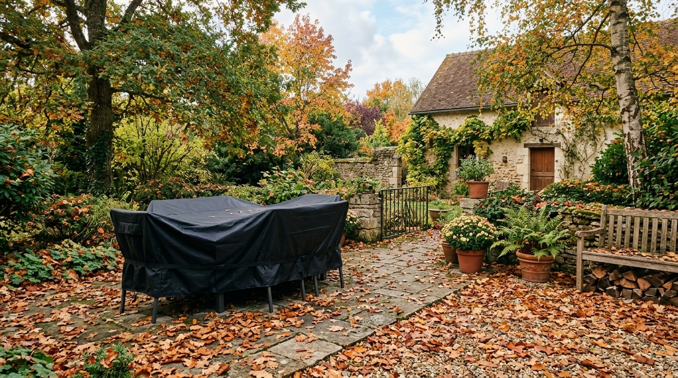 Moins Chere Que Chez Leroy Merlin Cette Housse De Salon De Jardin Noire Est Disponible Pour 790 E Chez Gifi Featured