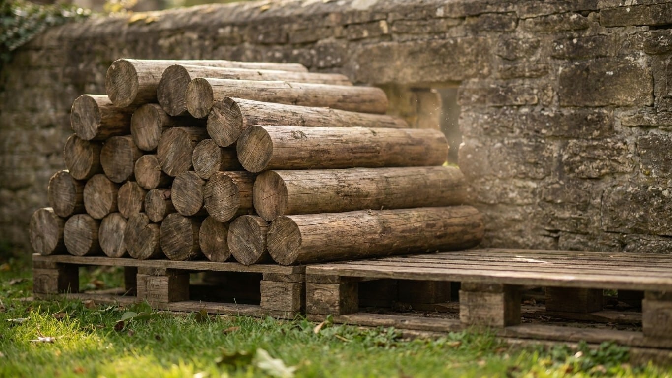 « Mon voisin a empilé trois stères de bois contre le mur du fond cet automne » : au conciliateur de justice, on m'a expliq...