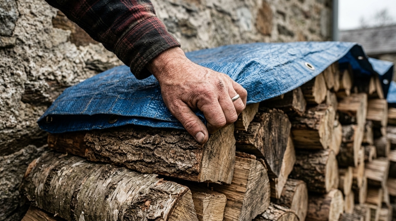 Ne Bachez Plus Completement Votre Bois Des Les Premieres Pluies Cet Abri Ventile Le Garde Sec Sans Le Faire Moisir Featured