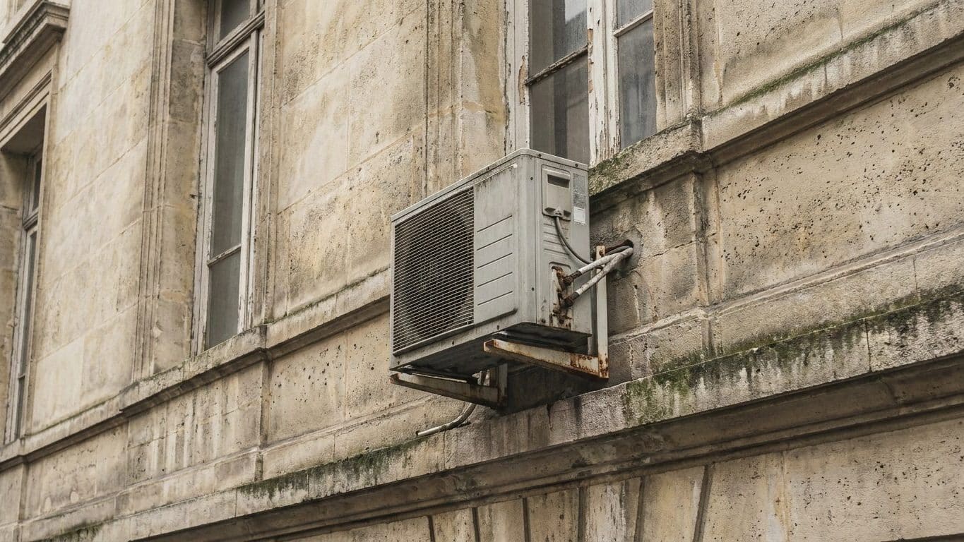 On s'obstine tous à parler du bruit du bloc de clim accroché en façade, alors que c'est le percement du mur qui règle la q...