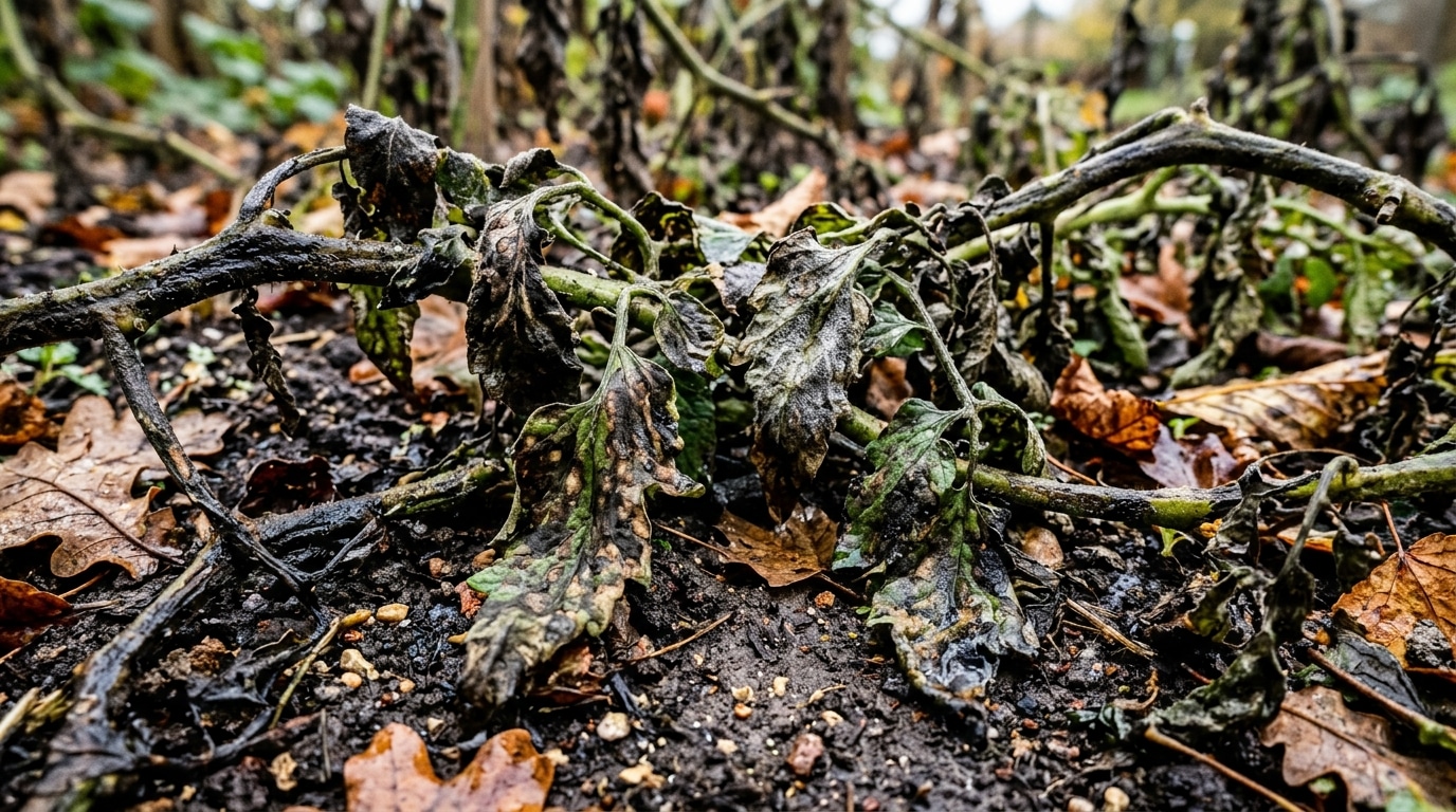 On Sobstine Tous A Laisser Les Fanes De Tomates Sur La Terre En Octobre Alors Que Cest La Que Le Mildiou Attend Le Printemps Featured