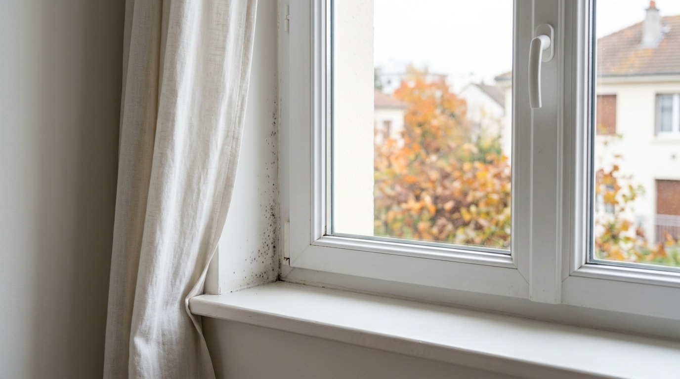 On Sobstine Tous A Traquer Le Moindre Courant Dair Autour Des Fenetres A Lautomne Ce Reflexe Finit En Moisissures Derriere Les Rideaux Featured