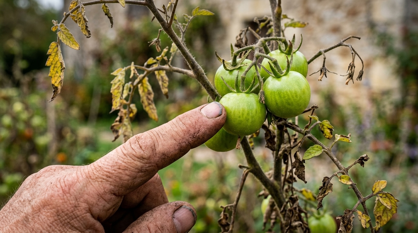 Passez La Main Sous Vos Grappes De Tomates Vertes Le Geste Que Font Les Maraichers En Septembre Featured