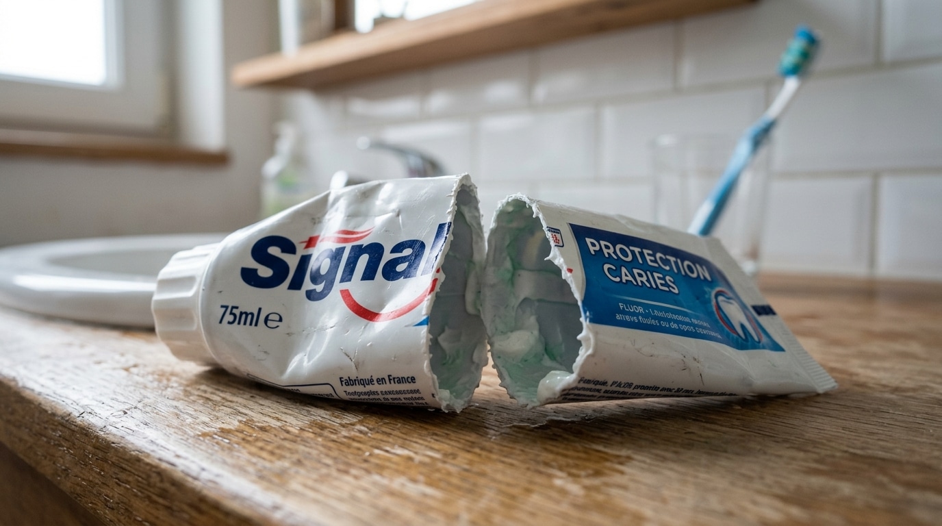 Plus Personne Ne Jette Le Fond De Son Tube De Dentifrice Ce Quil Nettoie Dans La Salle De Bain Surprend Tout Le Monde Featured