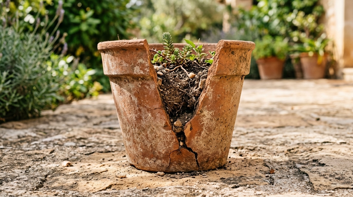 Plus Personne Ne Laisse Ses Pots En Terre Cuite A Meme La Terrasse Avant Les Gelees Voici Ce Que Les Pepinieristes Glissent Dessous Featured