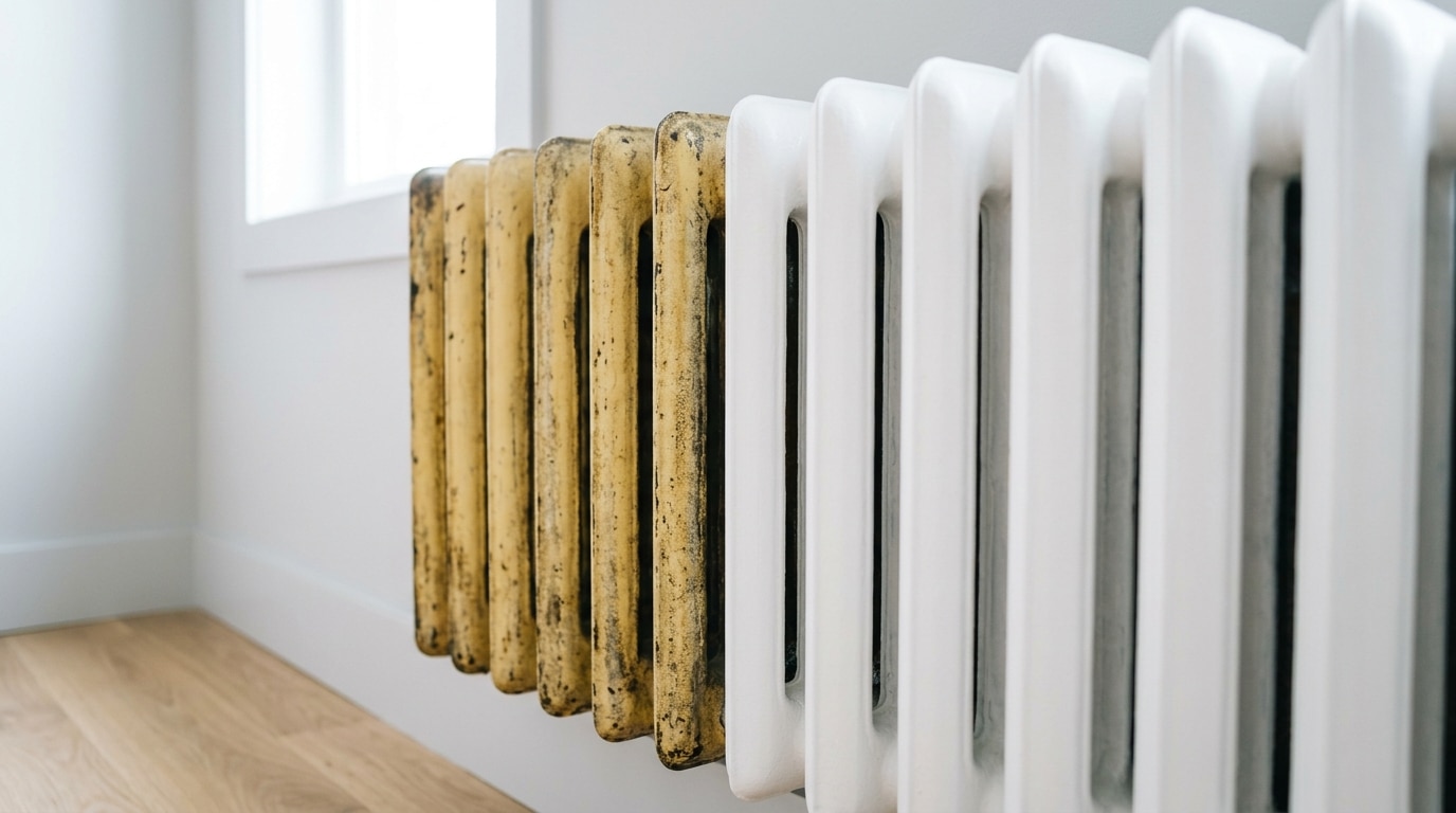 Plus Personne Ne Remplace Un Radiateur Jauni Voici Ce Que Font Les Peintres Pour Lui Rendre Son Blanc Featured