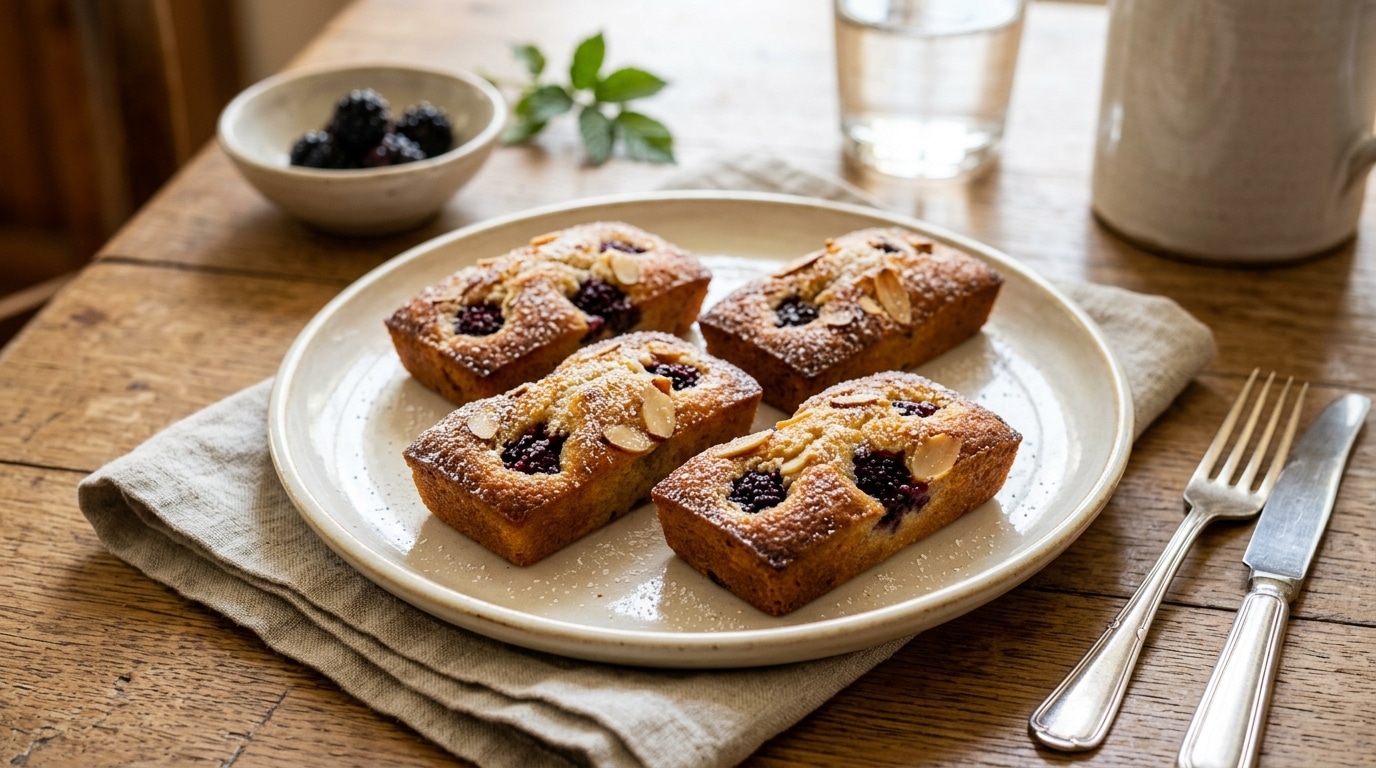 Sous Les Mures De Septembre Le Coeur Damande Fondant Qui Transforme Une Poignee De Fruits En Financiers De Patissier Featured