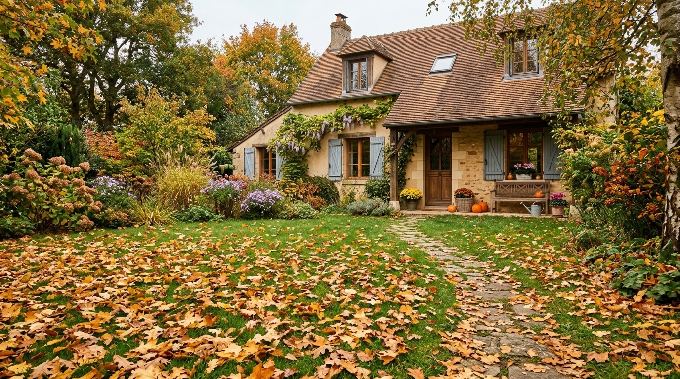 Tout Le Monde Sort Le Rateau Des Les Premieres Feuilles Doctobre Les Paysagistes Eux Nutilisent Quune Seule Machine Featured