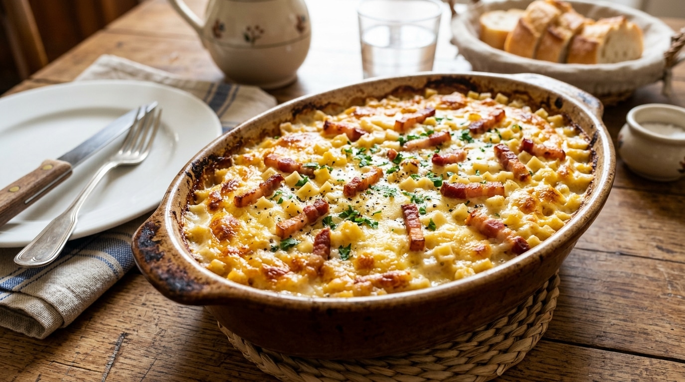 Tu As Mis Quoi La Dedans Cest Pas Un Gratin Normal Depuis Que Je Fais Ce Plat Savoyard Avec Du Beaufort Et Des Lardons Plus Personne Ne Veut Autre Chose Featured