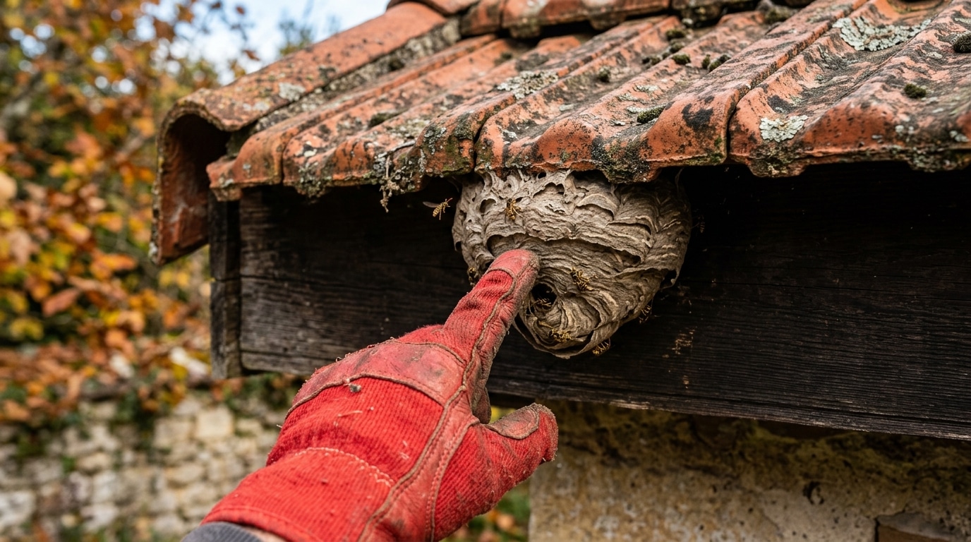Un Nid De Guepes Apparait Sous Vos Tuiles A Lautomne Verifiez Ce Detail Avant De Demander Sa Destruction Featured
