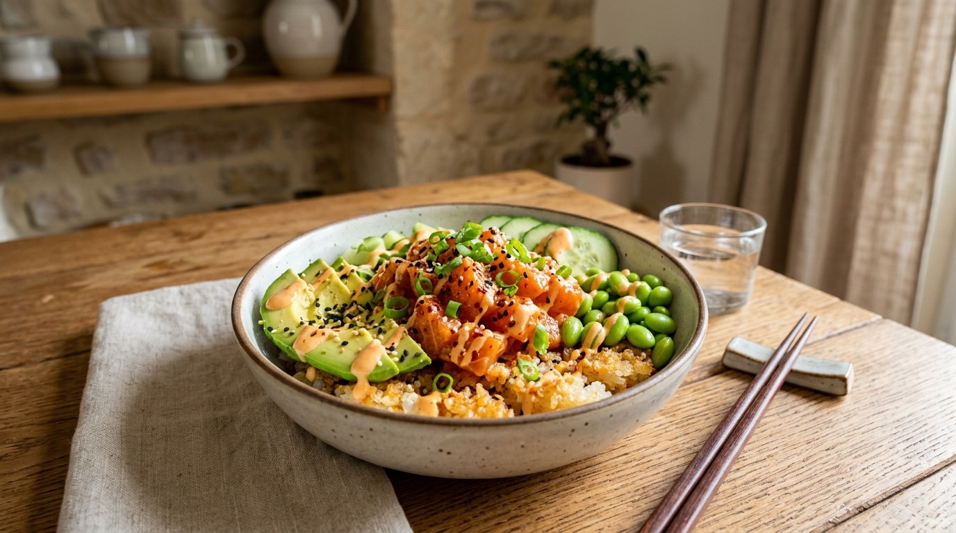 Un Pave De Saumon Quelques Epices Et Un Reste De Riz Lentree Fraiche Qui Va Voler La Vedette A Toutes Vos Salades Tristes Habituelles Featured