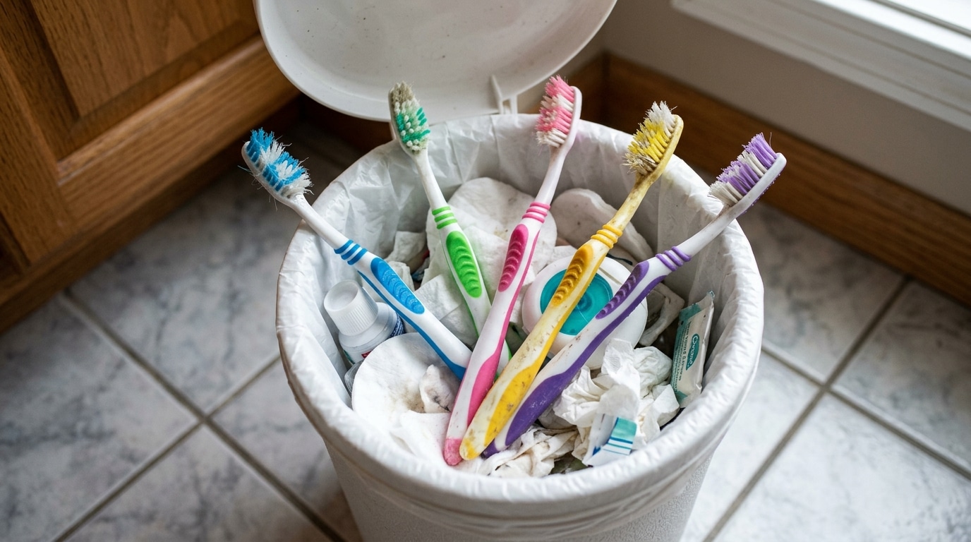 Vos Vieilles Brosses A Dents Nont Rien A Faire Dans Le Bac Jaune Voici Ou Elles Doivent Vraiment Finir Featured