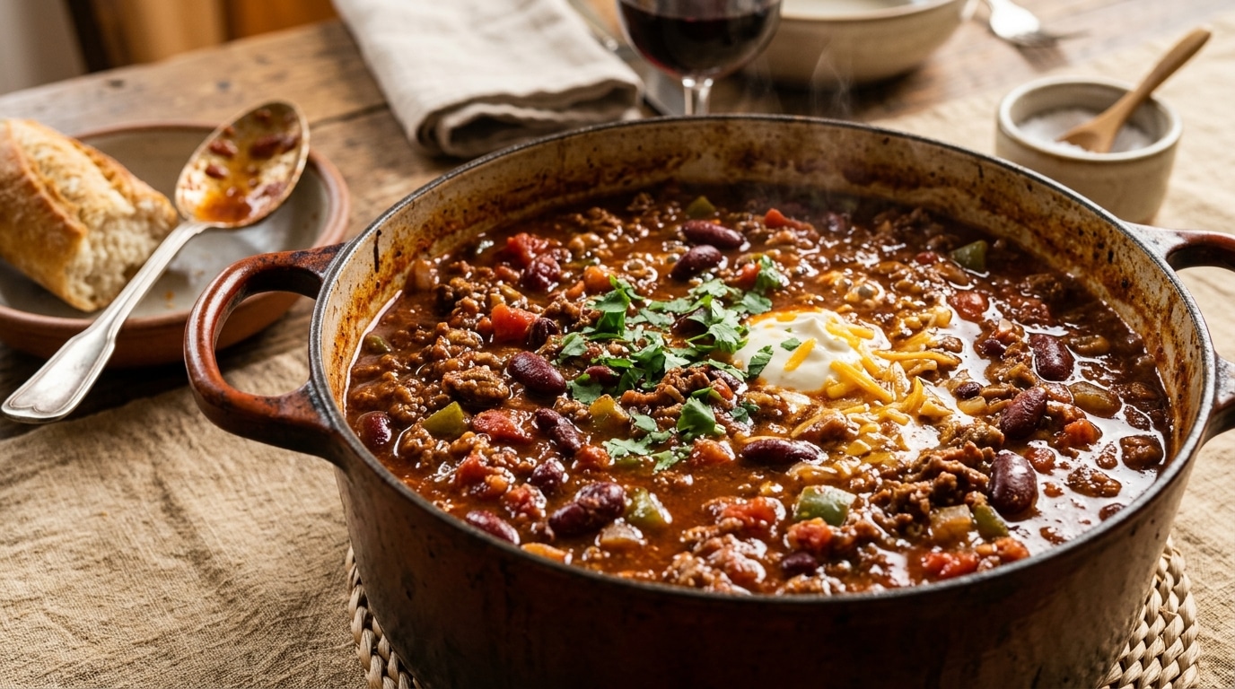 Vous Trouvez Vos Plats Dautomne Toujours Un Peu Tristes Voici Le Chili Con Carne Epice Et Fondant Qui Change Les Repas Du Soir Featured