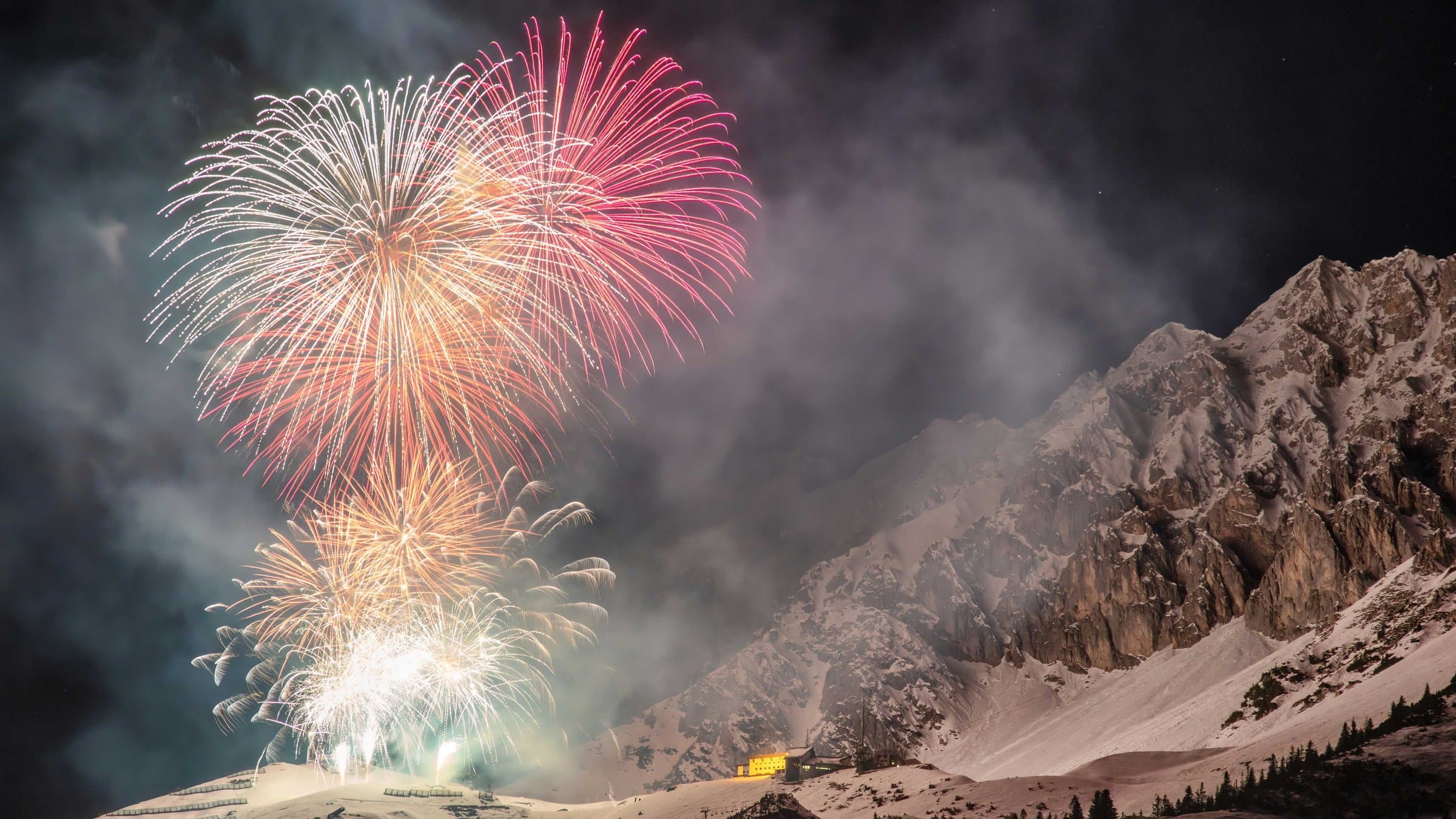 Bergsilvester depuis la Seegrube, Innsbruck